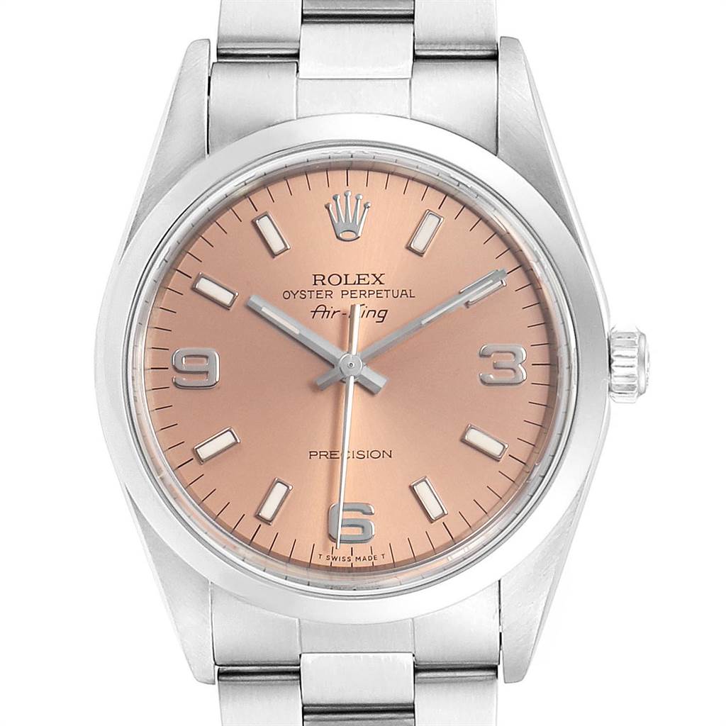 rolex air king salmon dial