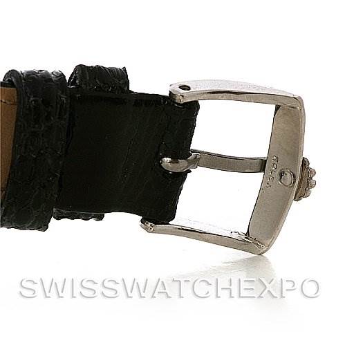 The image shows the buckle and strap of a Rolex Air-King 14000 Men's Stainless Steel White Dial 14000 Men's Stainless Steel White Dial watch, viewed from the side.