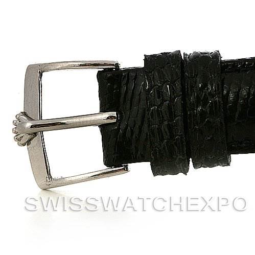 The image shows a close-up of the buckle and strap of a Rolex Air-King 14000 Men's Stainless Steel White Dial 14000 Men's Stainless Steel White Dial watch.