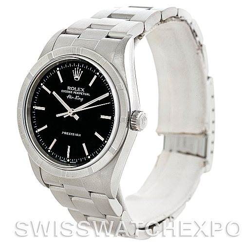 Rolex Air King Mens Steel Watch 14010 SwissWatchExpo