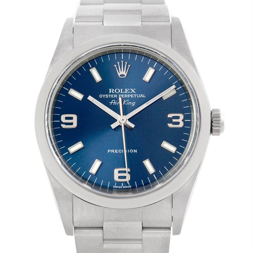 Rolex Oyster Perpetual Air King Steel Watch 14000 | SwissWatchExpo