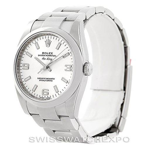 Rolex Air King Steel Watch 114200 Year 2013 Unworn SwissWatchExpo