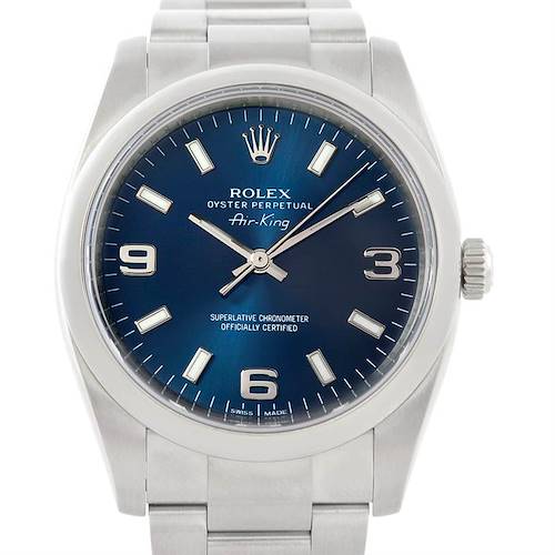 Photo of Rolex Oyster Perpetual Air King Steel Watch 114200