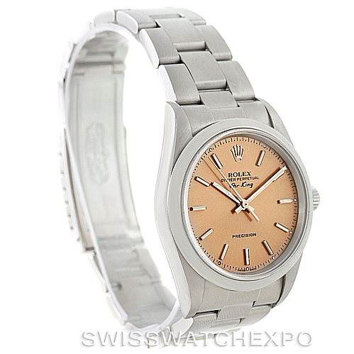 Rolex Oyster Perpetual Air King Salmon Dial Watch 14000 SwissWatchExpo
