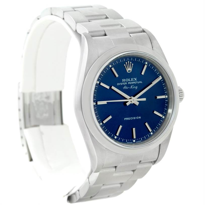 Rolex Oyster Perpetual Air King Blue Dial Watch 14000 | SwissWatchExpo