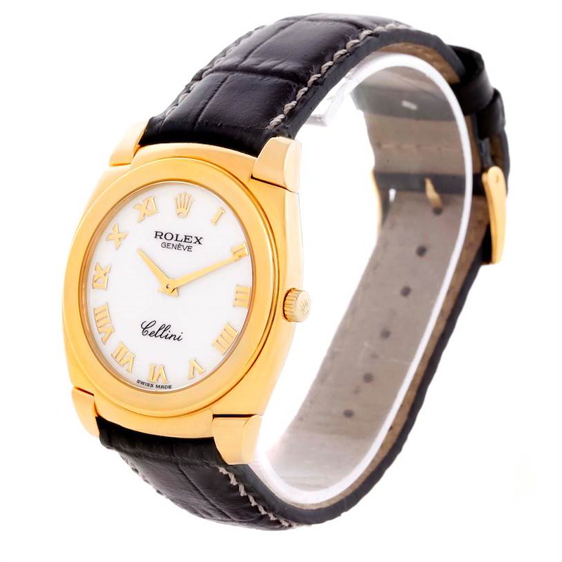 Rolex Cellini Cestello 18K Yellow Gold Watch 5330 Box Papers SwissWatchExpo
