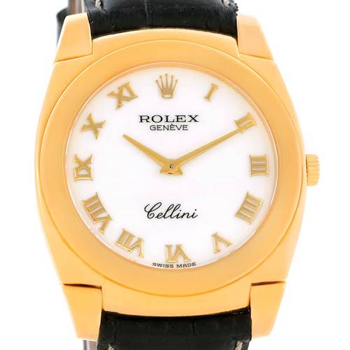 Photo of Rolex Cellini Cestello 18K Yellow Gold Watch 5330 Box Papers