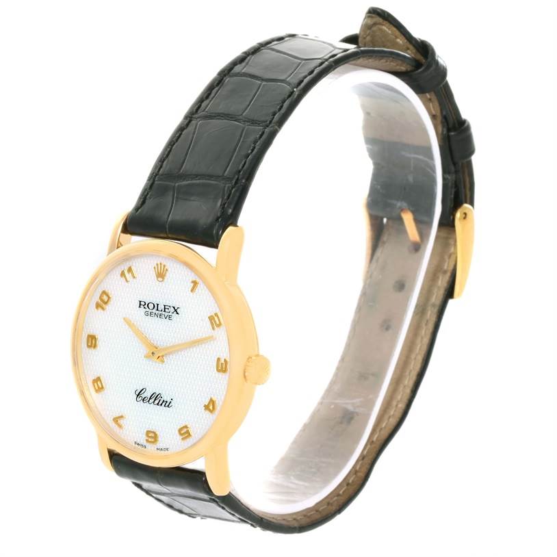 Rolex Cellini Classic Yellow Gold Mother of Pearl Dial Watch 5115 ...
