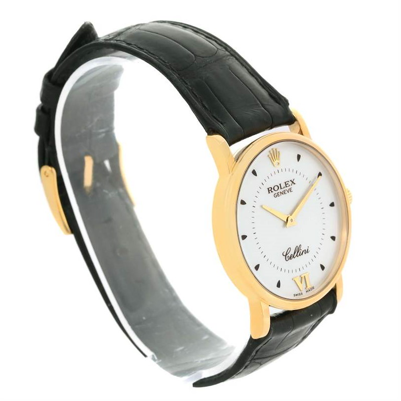 Rolex Cellini Classic Mens 18K Yellow Gold Mechanical Watch 5115 ...