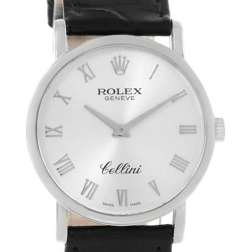 Photo of Rolex Cellini Classic 18K White Gold Mechanical Dial Watch 5115