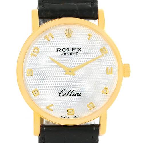 Photo of Rolex Cellini Classic 18K Yellow Gold Mother of Pearl Dial Watch 5115