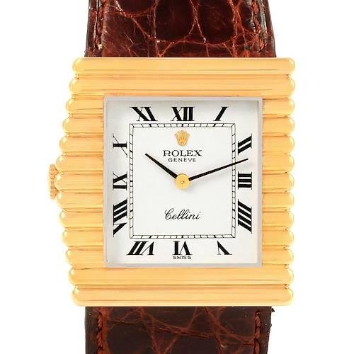 Photo of Rolex Cellini King Midas Vintage 18k Yellow Gold Mens Watch 4015