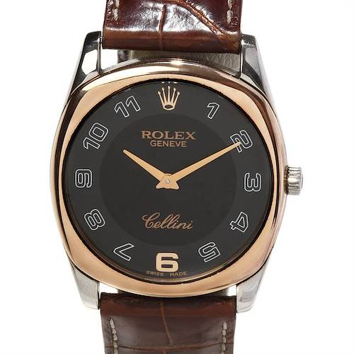 Photo of Rolex Cellini Danaos Watch 4233 18k White & Rose Gold
