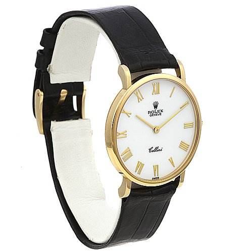 Rolex Cellini Classic Watch 18k Yellow Gold 5112 SwissWatchExpo