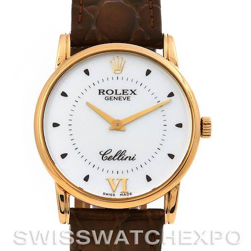 Photo of Rolex Cellini Classic Mens 18k Yellow Gold 5116 2001-02