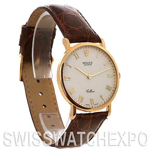 Rolex Cellini Classic 18k Yellow Gold Watch 5112 SwissWatchExpo