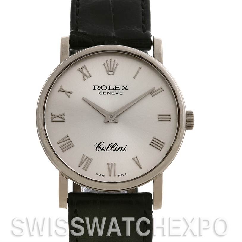 Rolex Cellini Classic Mens 18k w Gold 