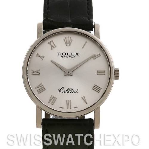 Photo of Rolex Cellini Classic Mens 18k w Gold 5115/9 2001-2002