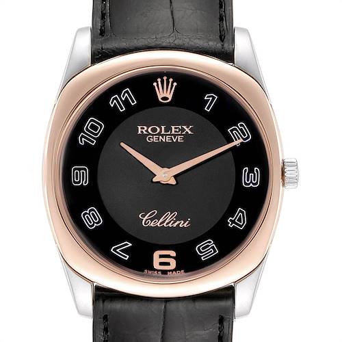 Photo of Rolex Cellini Danaos White Rose Gold Mens Watch 4233 Box Papers