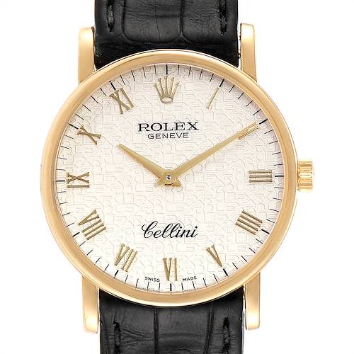 Photo of Rolex Cellini Classic Yellow Gold Anniversary Dial Mens Watch 5115