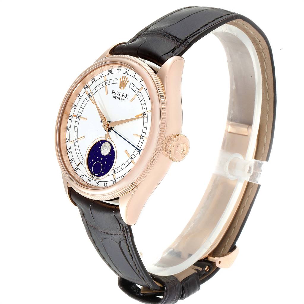 Rolex Cellini Moonphase Everose Gold Automatic Mens Watch 50535 Box ...