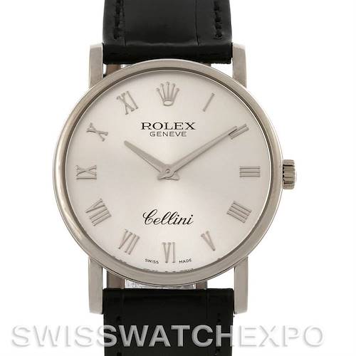 Photo of Rolex Cellini Classic Mens 18K White Gold 5115 2006