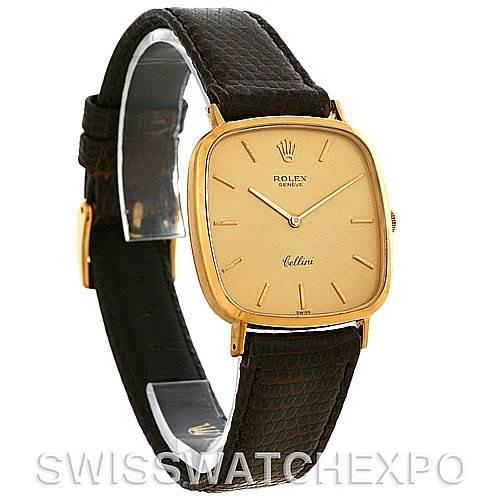 Rolex Cellini Vintage 18k Yellow Gold Watch 4114 SwissWatchExpo