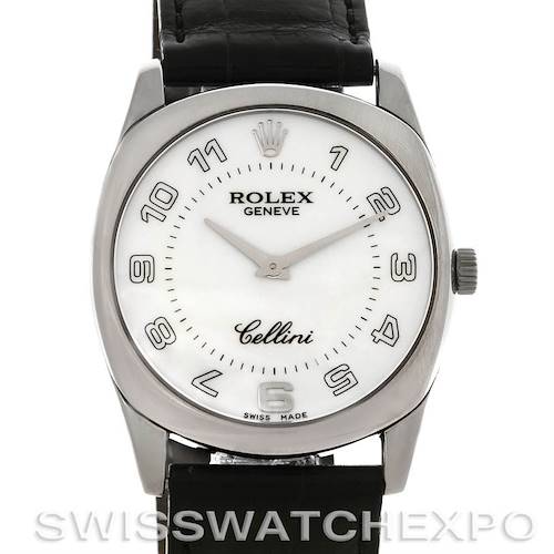 Photo of Rolex Cellini Danaos 4233 18k White Gold watch Year 2002