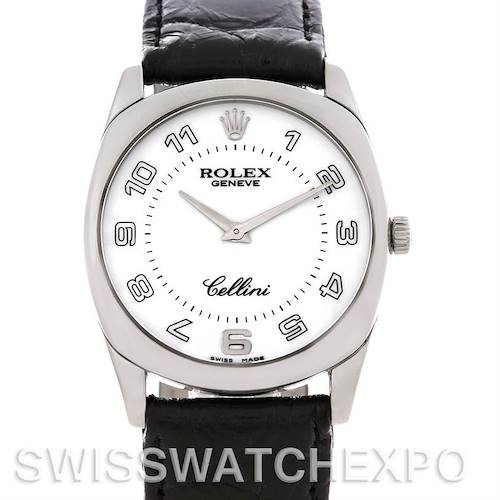 Photo of Rolex Cellini Danaos 4233 18k White Gold Mens Watch