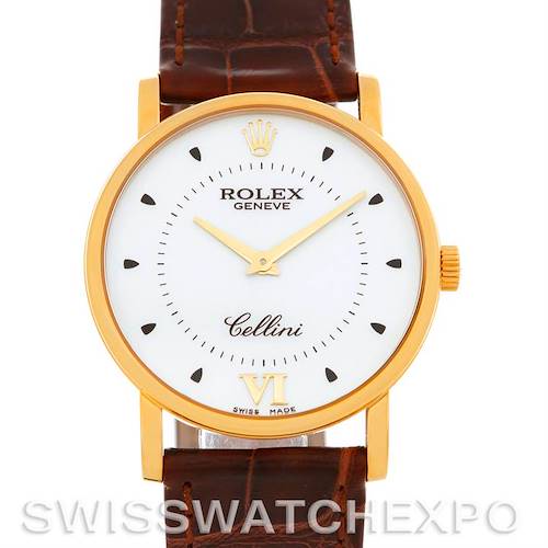 Photo of Rolex Cellini Classic Mens 18K Yellow Gold 5115 Watch NOS