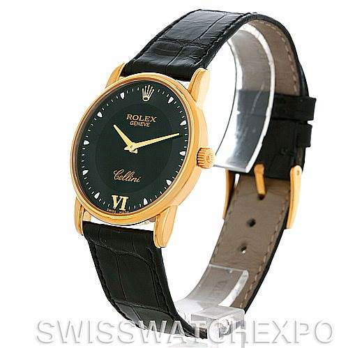 Rolex Cellini Classic 18k Yellow Gold Watch 5116 NOS SwissWatchExpo