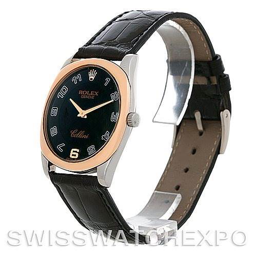 Rolex Cellini Danaos18k White and Rose Gold Watch 4233 SwissWatchExpo