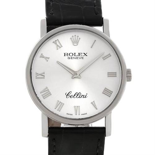 Photo of Rolex Cellini Classic Mens 18K White Gold 5115 Watch