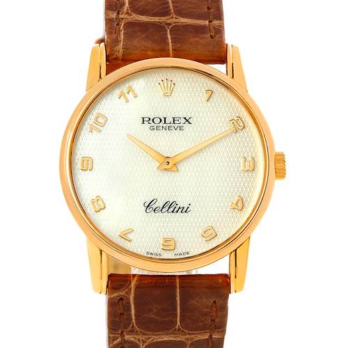 Photo of Rolex Cellini Classic 18k Yellow Gold Mens Watch 5116