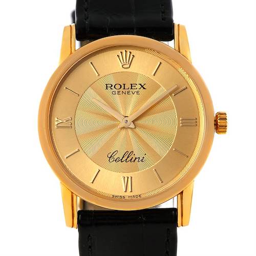 Photo of Rolex Cellini Classic Mens 18K Yelow Gold Watch 5116