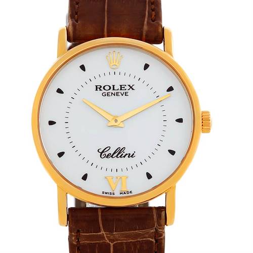 Photo of Rolex Cellini Classic Mens 18K Yellow Gold 5115 Watch