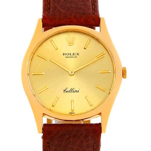 Photo of Rolex Cellini Vintage 18k Yellow Gold Watch 3804