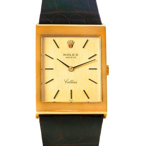 Photo of Rolex Cellini Vintage 18k Yellow Gold Watch 4027