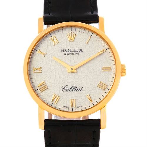 Photo of Rolex Cellini Classic Mens 18K Yellow Gold Watch 5115