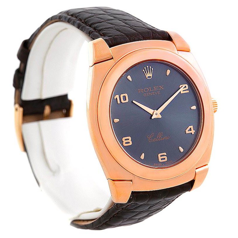 Rolex Cellini Cestello 18K Rose Gold Watch 5330 SwissWatchExpo