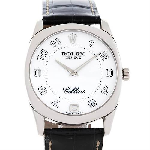 Photo of Rolex Cellini Danaos 4233 18k White Gold Mens Watch