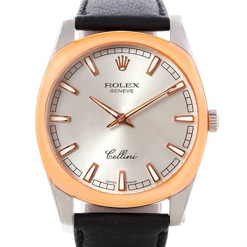 Photo of Rolex Cellini Danaos 18k White and Rose Gold Watch 4243 Unworn