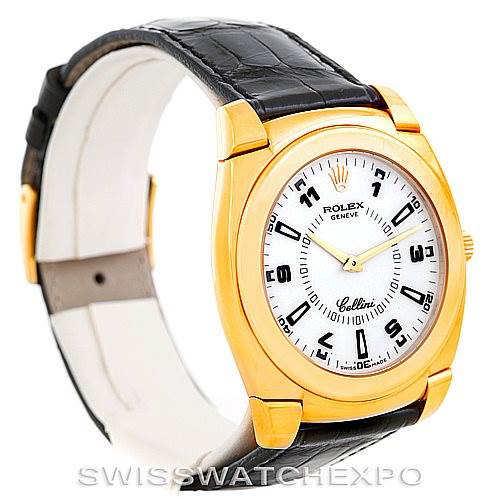 Rolex Cellini Cestello 18K Yellow Gold Mens Watch 5330 Unworn SwissWatchExpo