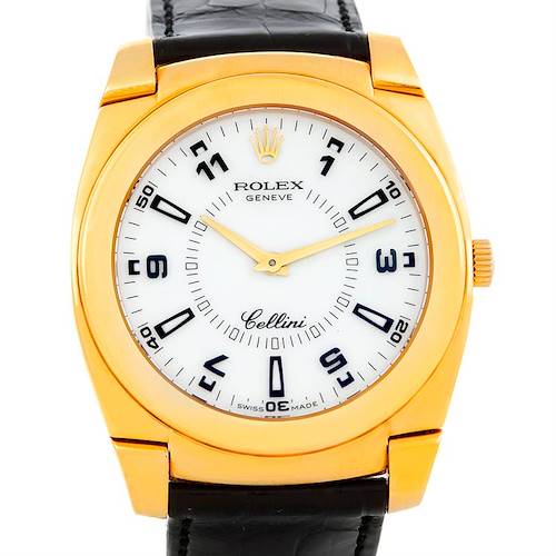 Photo of Rolex Cellini Cestello 18K Yellow Gold Mens Watch 5330 Unworn