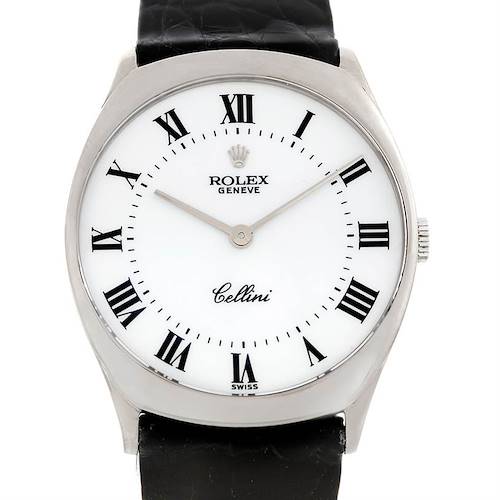 Photo of Rolex Cellini 18k White Gold Mens Watch 4133