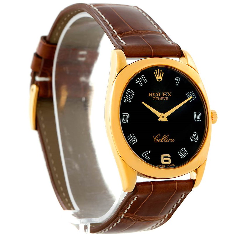 Rolex Cellini Danaos 18k Yellow Gold Mens Watch 4233 SwissWatchExpo