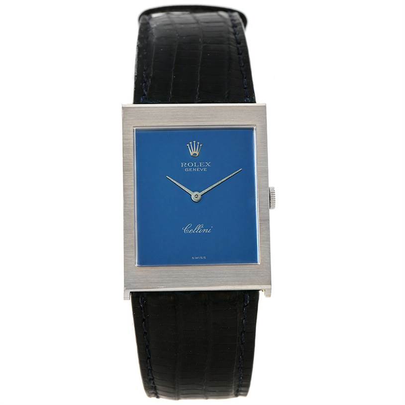 Rolex Cellini 18k White Gold Vintage Watch 4027 | SwissWatchExpo