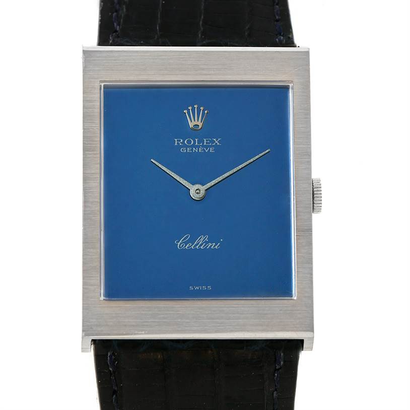 Rolex Cellini 18k White Gold Vintage Watch 4027 | SwissWatchExpo