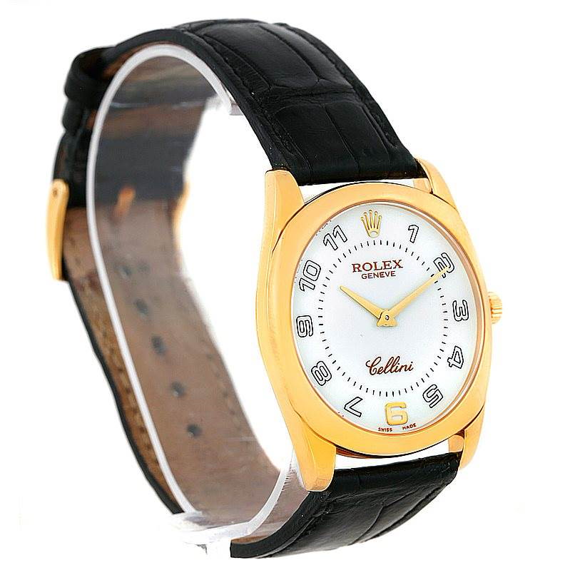 Rolex Cellini Danaos 18k Yellow Gold Mens Watch 4233 SwissWatchExpo
