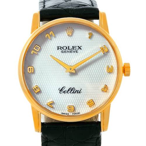 Photo of Rolex Cellini Classic 18k Yellow Gold MOP Dial Watch 5116